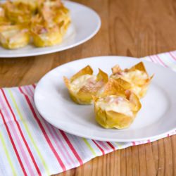 Breakfast Won Ton Cups - Recipe photo by Small Wallet Big Appetite