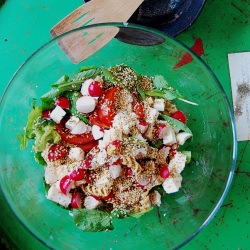 Feta, Sesame, Radish Salad - Recipe photo by The Cuisine Collective