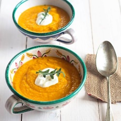 Cream of Carrot Soup with Orange - Recipe photo by hechoenlapropriete