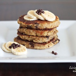 Chocolate Chip Banana Pancake - Recipe photo by Living Healthy With Chocolate