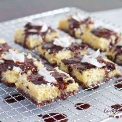 Paleo Coconut Brownie Bars - Recipe photo by Living Healthy With Chocolate
