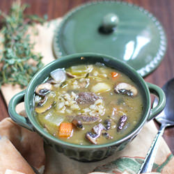 Crock-Pot Mushroom Barley Stoup - Recipe photo by busyinbrooklyn