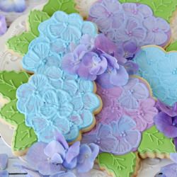 Hydrangea Cookies - Recipe photo by Glorious Treats