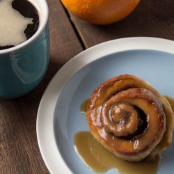 Chai-Spiced Sticky Buns - Recipe photo by Indiaphile.info