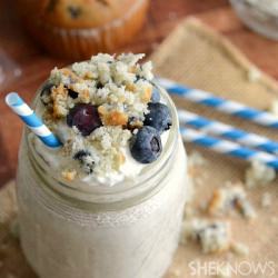 Blueberry Muffin Boozy Shake - Recipe photo by claireg