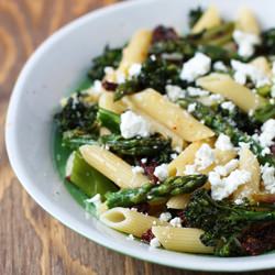 Penne with Roasted Vegetables - Recipe photo by penthousekitchen