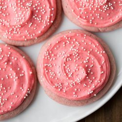 Strawberry Sugar Cookies - Recipe photo by cooking classy