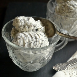 Amaretto Poppy Seed Ice Cream - Recipe photo by theviewfromgreatisland