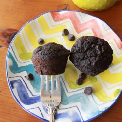 Chocolate Flaxseed Banana Muffins - Recipe photo by kneadtocook