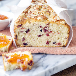 Cherry Almond Quick Bread - Recipe photo by ourapronstrings