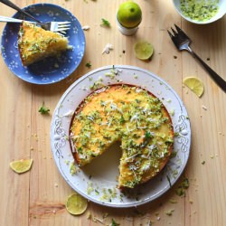 Lime, Coconut & Olive Oil Cake - Recipe photo by msihua