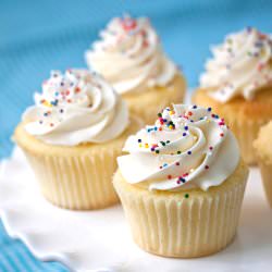 Perfect Vanilla Cupcakes - Recipe photo by tideandthyme