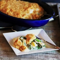 Asparagus and Eggs in Mornay Sauce - Recipe photo by noshingwiththenolands
