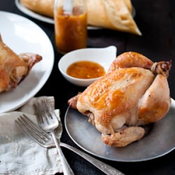 Beer Brined Roasted Cornish Game Hen - Recipe photo by TheBeeroness