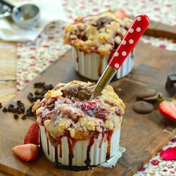 Chocolate-Strawberry Slump - Recipe photo by easyanddelish