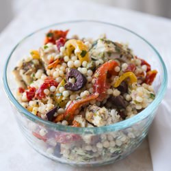 Grilled Tuna & Israeli Couscous - Recipe photo by thecozyapron