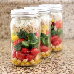 Chopped Salad-in-a-Jar - Recipe photo by TheBrassHalo