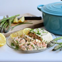 Smoked Salmon & Asparagus Terrine - Recipe photo by Lavender and Lovage