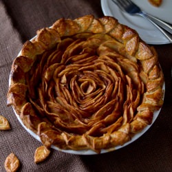 Open-Faced Designer Apple Pie - Recipe photo by knittybaker