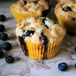 Lemon Blueberry Muffins - Recipe photo by forgetthosecalories
