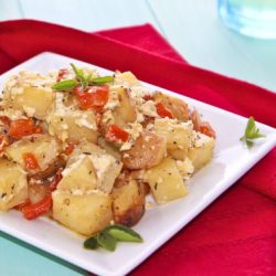 Greek Style Lemon Feta Potatoes - Recipe photo by calizona