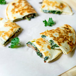 PIzza Quesadillas - Recipe photo by The Midnight Baker