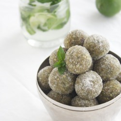 Raw Vegan Mojito Bites - Recipe photo by thymebombe