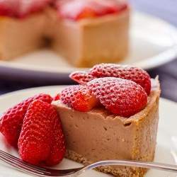 Vegan Strawberry Cheesecake - Recipe photo by Inner Harmony Nutrition