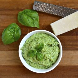 Fresh Basil Pesto - Recipe photo by thepreppedchef