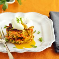 Quinoa-Garbanzo Patties - Recipe photo by dinnersforwinners