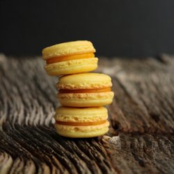 Passion Fruit Macarons - Recipe photo by coreychinyick