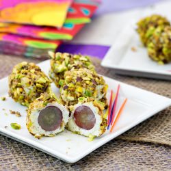 Blue Cheese Grapes with Pistachios - Recipe photo by sierraspringsphoto