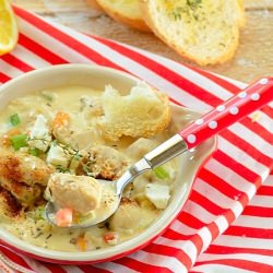 Buffalo Chicken Chowder - Recipe photo by easyanddelish