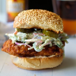 Chicken Sandwich - Recipe photo by newsouthfoodco
