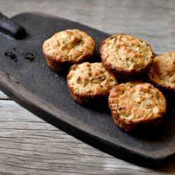 Ramp and Cheese Drop Scones - Recipe photo by Asha@FSK