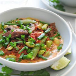 Coconut Soba Noodle Bowls - Recipe photo by BevCooks