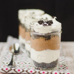 Double Chocolate Pudding Parfait - Recipe photo by craftymom