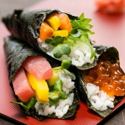 How To Make Hand Roll Sushi - Recipe photo by Just One Cookbook