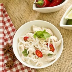 Spicy Asian Chicken Noodle Soup - Recipe photo by thatskinnychickcanbake