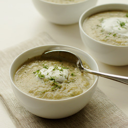 Easy Artichoke Soup w/ Spring Herbs - Recipe photo by jillshough