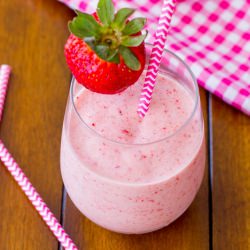 Strawberry Milkshakes - Recipe photo by sallysbakingaddiction