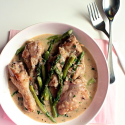 Flambeed Chicken with Asparagus - Recipe photo by PhuongMiu