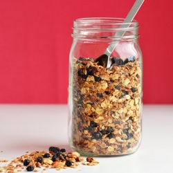 Blueberry and Pecan Granola - Recipe photo by dinnersforwinners
