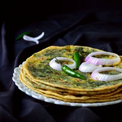 Broccoli Rabe Stuffed Parathas - Recipe photo by arcsfoodparadise