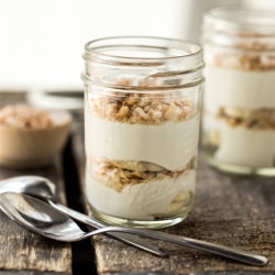 Banana Coconut Cream Parfaits - Recipe photo by mybakingaddiction