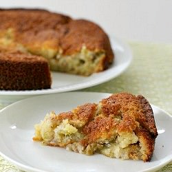 Rhubarb Cake - Recipe photo by Ellevild Madblog