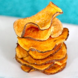 Salt & Vinegar Sweet Potato Chips - Recipe photo by SheKnows Food Editor