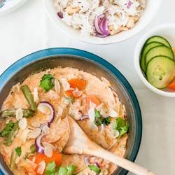 Veggie Pasanda with Cumin Rice - Recipe photo by Parttimechef