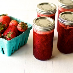 Strawberry Jam with Honey - Recipe photo by newsouthfoodco