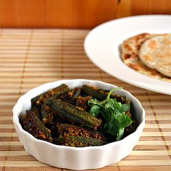 Bharwa Bhindi - Recipe photo by Indian Khana